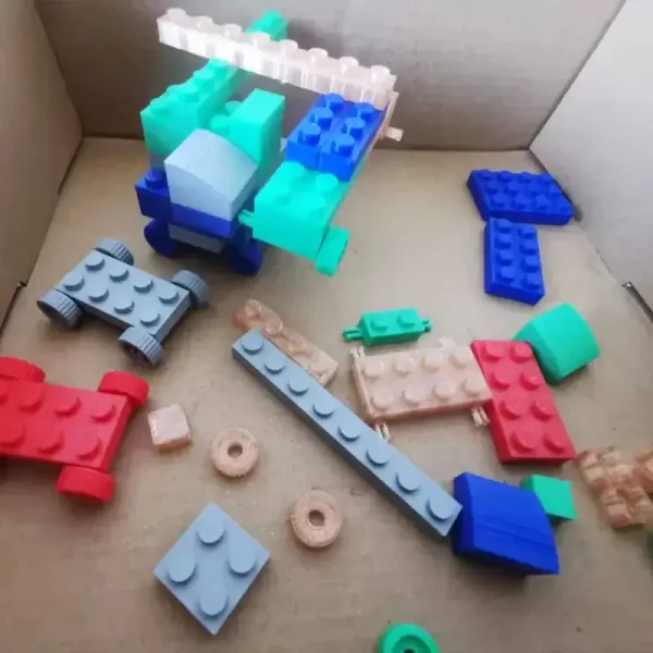 Alphabet building block system designed for B2B educational clients and literacy programs