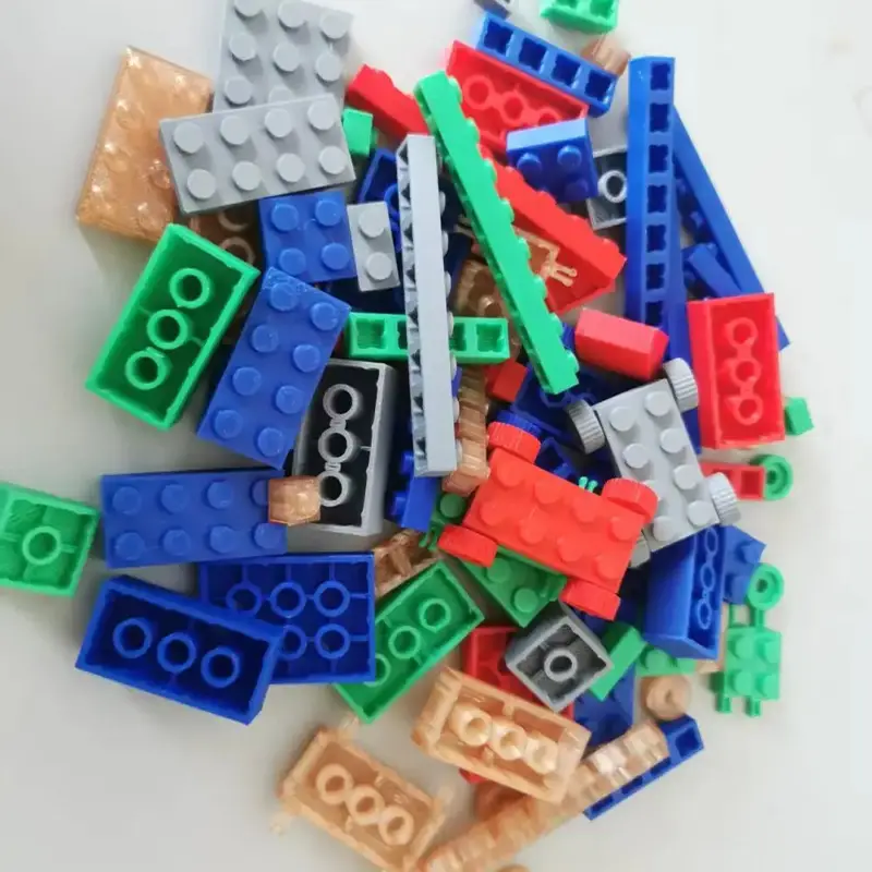 Complete set of 3D printed alphabet building blocks showing letters A-Z with special AAA and CCC combinations