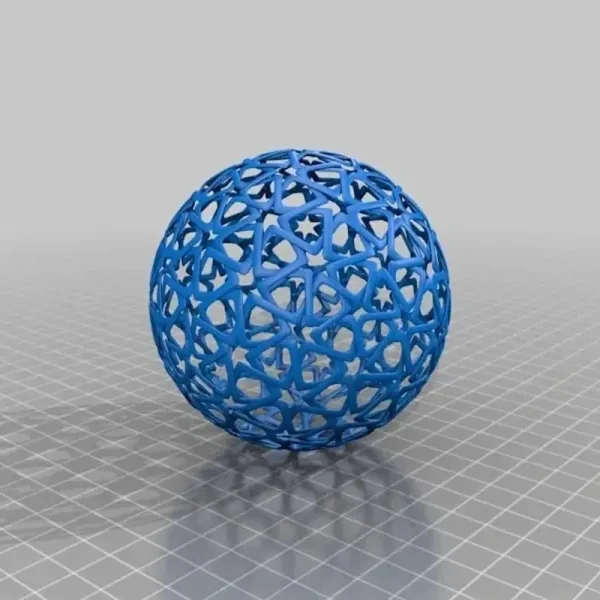 Close-up view of festive sphere ornaments showing detailed geometric patterns for B2B clients