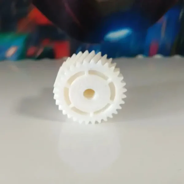Detailed view of dual-layer gear system highlighting precision engineering for industrial applications