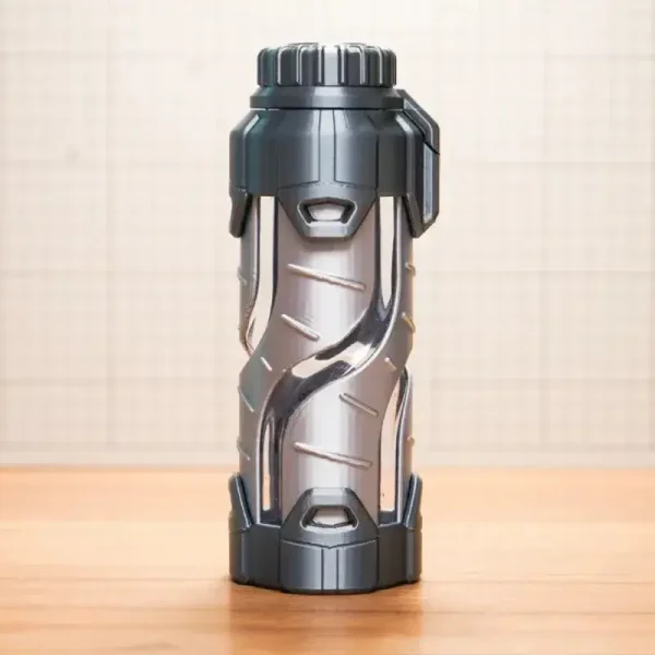 Harmony Tech Water Bottle displayed in a setting highlighting its ergonomic shape and modern aesthetic for B2B clients