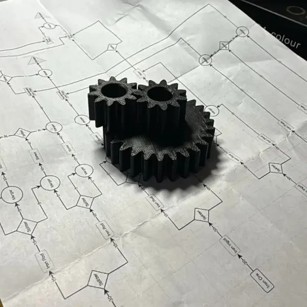 Detailed view of precision gear assembly highlighting manufacturing quality for B2B clients