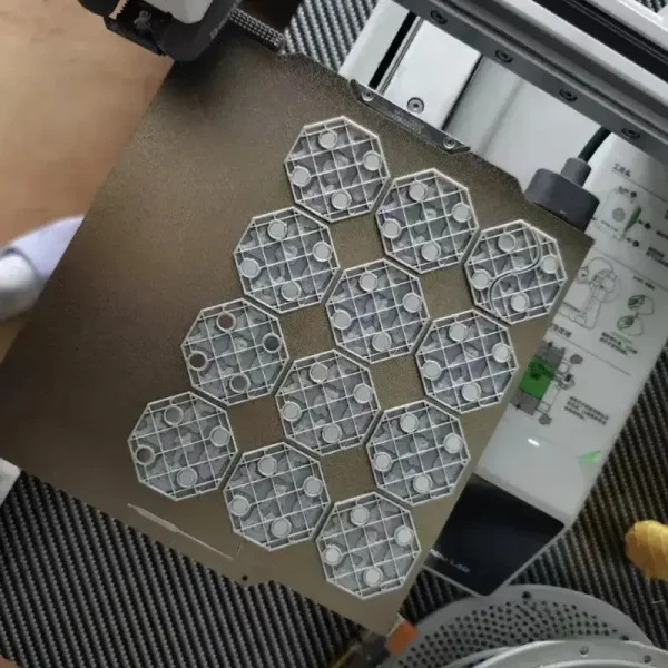 Close-up view of a 3D-printed zodiac token showing intricate animal patterns and smooth finish, ideal for corporate gifting