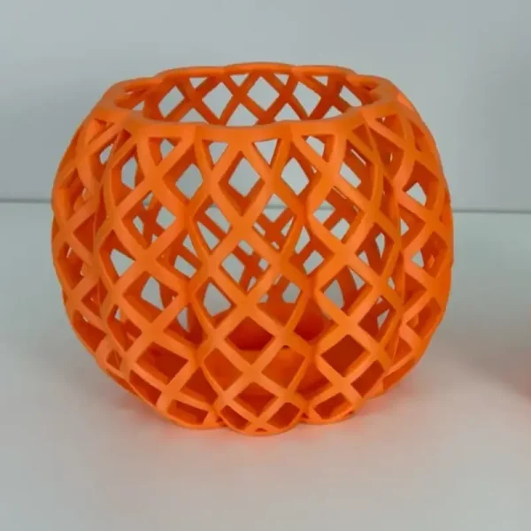 Close-up of spooky Halloween lantern shades showing detailed designs and orange color, perfect for overseas B2B clients